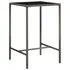  Set mobilier bar de grădină, 5 piese, gri, poliratan