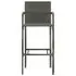  Set mobilier bar de grădină, 5 piese, gri, poliratan