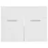  Set mobilier de baie, 2 piese, alb, PAL