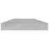  Plăci bibliotecă, gri beton, 4 buc, 40 x 10 x 1,5 cm, PAL