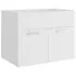  Set mobilier de baie, 2 piese, alb, PAL