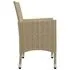  Set mobilier de grădină, 9 piese, bej