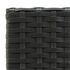  Set mobilier bar de grădină, 9 piese, negru