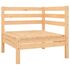  Set mobilier de grădină, 10 piese, lemn masiv de pin