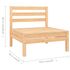  Set mobilier de grădină, 10 piese, lemn masiv de pin