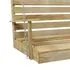  Bancă balansoar, 155x65x60 cm, lemn tratat de pin
