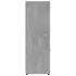  Bibliotecă, gri beton, 90 x 30 x 90 cm, lemn prelucrat