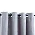  Draperii opace cu inele metalice, 2 buc., gri, 140 x 225 cm