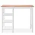  Set mobilier de bar, 3 piese, alb, MDF