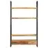  Bibliotecă, 118x30x200 cm, lemn masiv de acacia