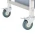  Cărucior de bucătărie cu recipiente din plastic, 82x43,5x93 cm