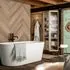 WallArt Panouri perete aspect de lemn, maro latte, stejar natural