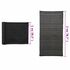  Plasă protecție vizuală, negru, 2x10 m, HDPE