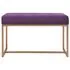  Bancă, violet, 80 cm, catifea