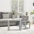  Mese suprapuse, 3 buc., gri beton, lemn compozit