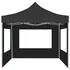  Cort de petrecere pliabil cu pereți, antracit, 3x3 m, aluminiu