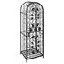  Suport sticle de vin pentru 45 de sticle, metal  