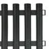  Borduri de gazon, 17 buc., antracit, 10 m, PP