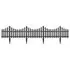  Borduri de gazon, 17 buc., antracit, 10 m, PP