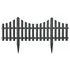  Borduri de gazon, 17 buc., antracit, 10 m, PP