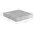  Raft de perete suspendat, gri beton, 23x23,5x3,8 cm, MDF