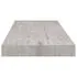  Raft de perete suspendat, gri beton, 60x23,5x3,8 cm, MDF