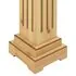 Suport plante clasic în formă stâlp pătrat lemn 17x17x66 cm MDF