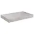  Raft de perete suspendat, gri beton, 23x23,5x3,8 cm, MDF