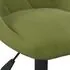 Scaun de bucătărie, verde deschis, catifea