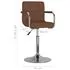  Scaun de bar, maro, material textil