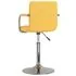  Scaun de bar, galben, material textil