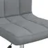  Scaun de birou pivotant, gri deschis, material textil