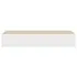  Dulapuri de perete cu sertar 2 buc stejar/alb 60x23,5x10 cm MDF