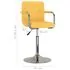  Scaun de bar, galben, material textil
