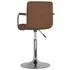  Scaun de bar, maro, material textil