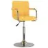  Scaun de bar, galben, material textil