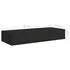 Dulapuri de perete cu sertare 2 buc. negru 60x23,5x10 cm MDF