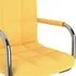  Scaun de bar, galben, material textil