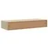  Dulapuri de perete cu sertar 2 buc stejar/alb 60x23,5x10 cm MDF
