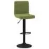  Scaun de bar, verde deschis, catifea