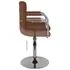  Scaun de bar, maro, material textil
