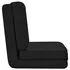  Scaun de podea pliabil, negru, material textil