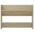  Pantofar de perete, stejar sonoma, 80x18x60 cm, lemn prelucrat