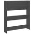  Pantofar de perete, negru, 80x18x90 cm, PAL