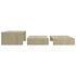  Set măsuțe de cafea suprapuse stejar sonoma 100x100x26,5 cm