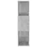  Bibliotecă/Separator cameră, gri beton, 60x24x94 cm, PAL  