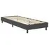 Cadru pat continental, gri, 100x200 cm, material textil
