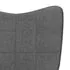  Scaun balansoar, gri închis, material textil