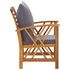 Set mobilier de grădină cu perne, 4 piese, lemn masiv de acacia