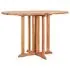  Set mobilier de exterior pliabil, 5 piese, lemn masiv de tec